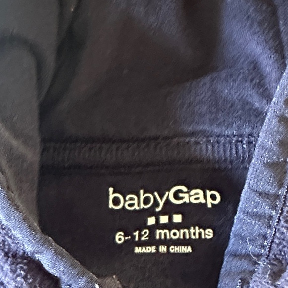 GAP Dark Blue Infant Hooded Jumpsuit Bunting Bag - Picture 2 of 5